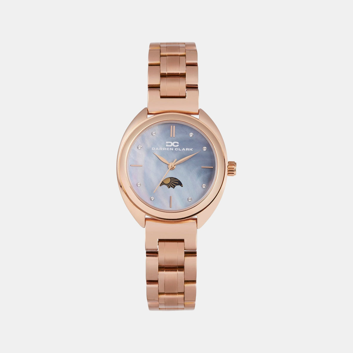 Women Quartz Mother Of Pearl Dial Analog Metal Watch 2011C-M0317