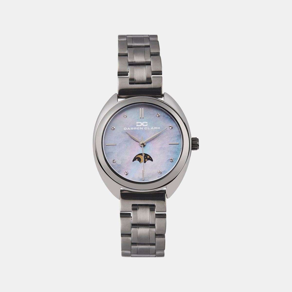 Women Quartz Mother Of Pearl Dial Analog Metal Watch 2011J-M0817