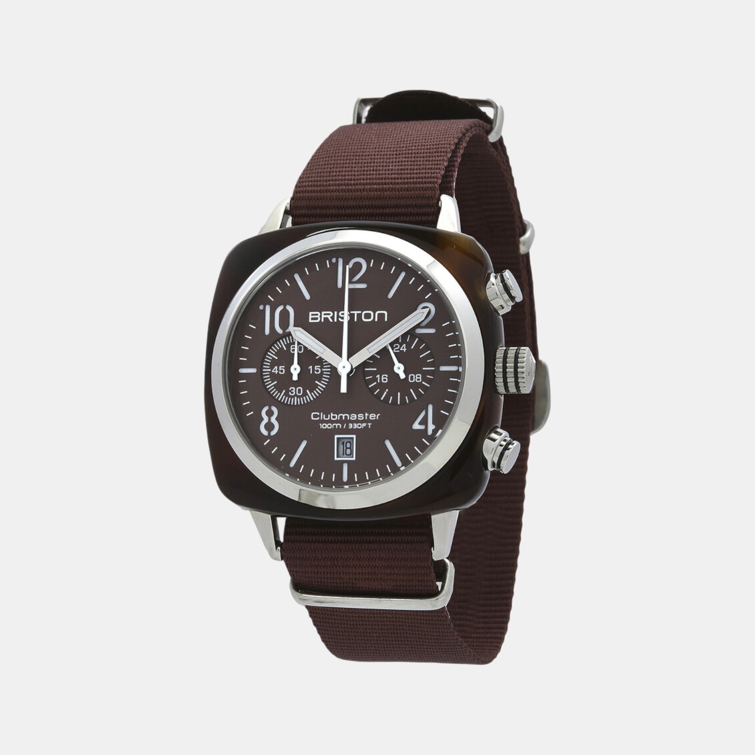 Briston Unisex Quartz Brown Dial Analog Nato Watch 20140.SA.T.37.NTCH-1