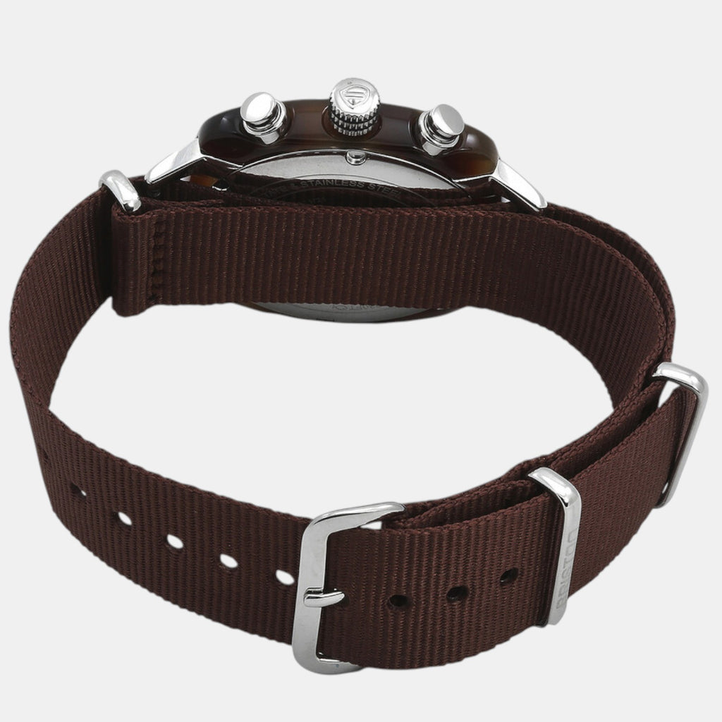 Briston Unisex Quartz Brown Dial Analog Nato Watch 20140.SA.T.37.NTCH-2