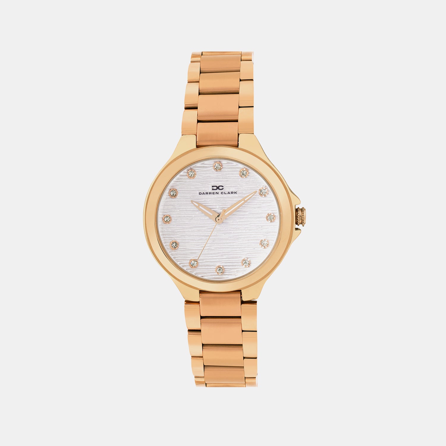 Women Quartz Silver Dial Analog Metal Watch 2014C-M0303