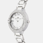 Women Quartz Silver Dial Analog Metal Watch 2017A-M0103