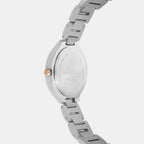 Women Quartz Silver Dial Analog Metal Watch 2017E-M1303