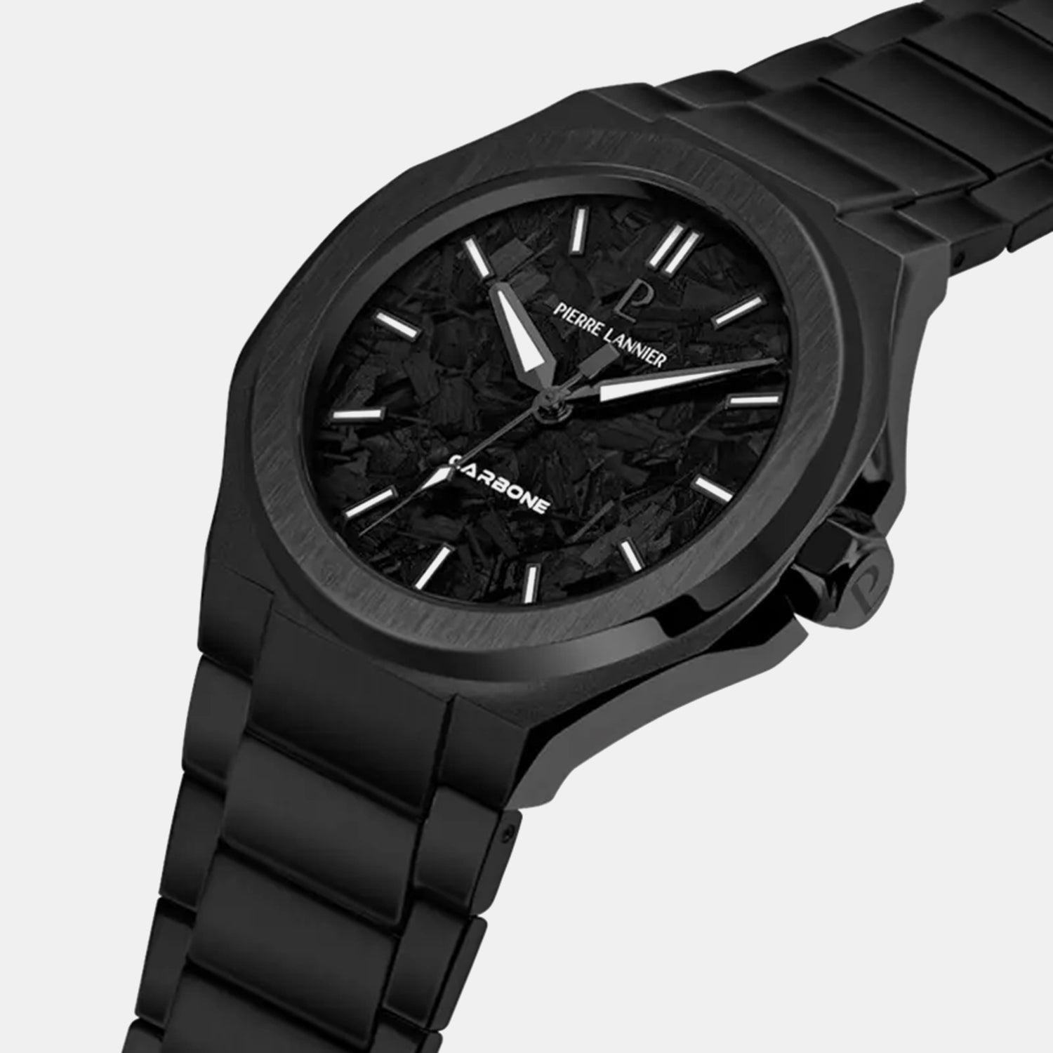 Ardent Men Automatic Black Dial Analog Stainless Steel Watch 202K489