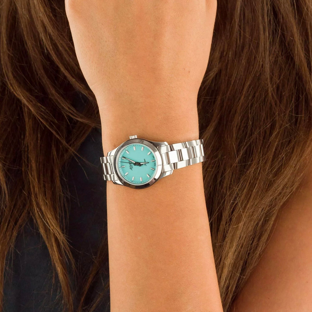 Seapair Women Quartz Turquoise Dial Analog Stainless Steel Watch 20335.41.91TQ