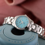 Atlantic Women Quartz Turquoise Dial Analog Stainless Steel Watch 20335.41.91TQ-2