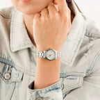 Seabase Women Quartz Silver Dial Analog Stainless Steel Watch 20348.41.21