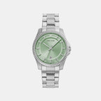 Metropolitain Men Quartz Green Dial Analog Stainless Steel Watch 205K171