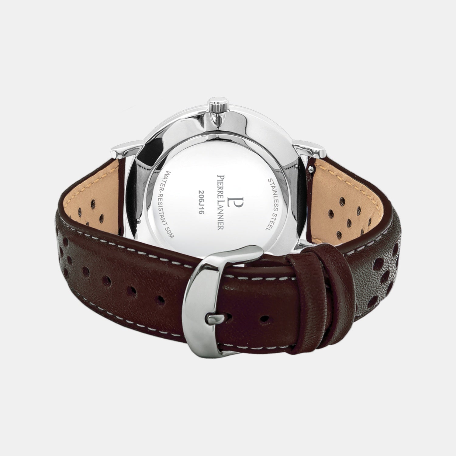 Essential Men Quartz Blue Dial Analog Leather Watch 206J164