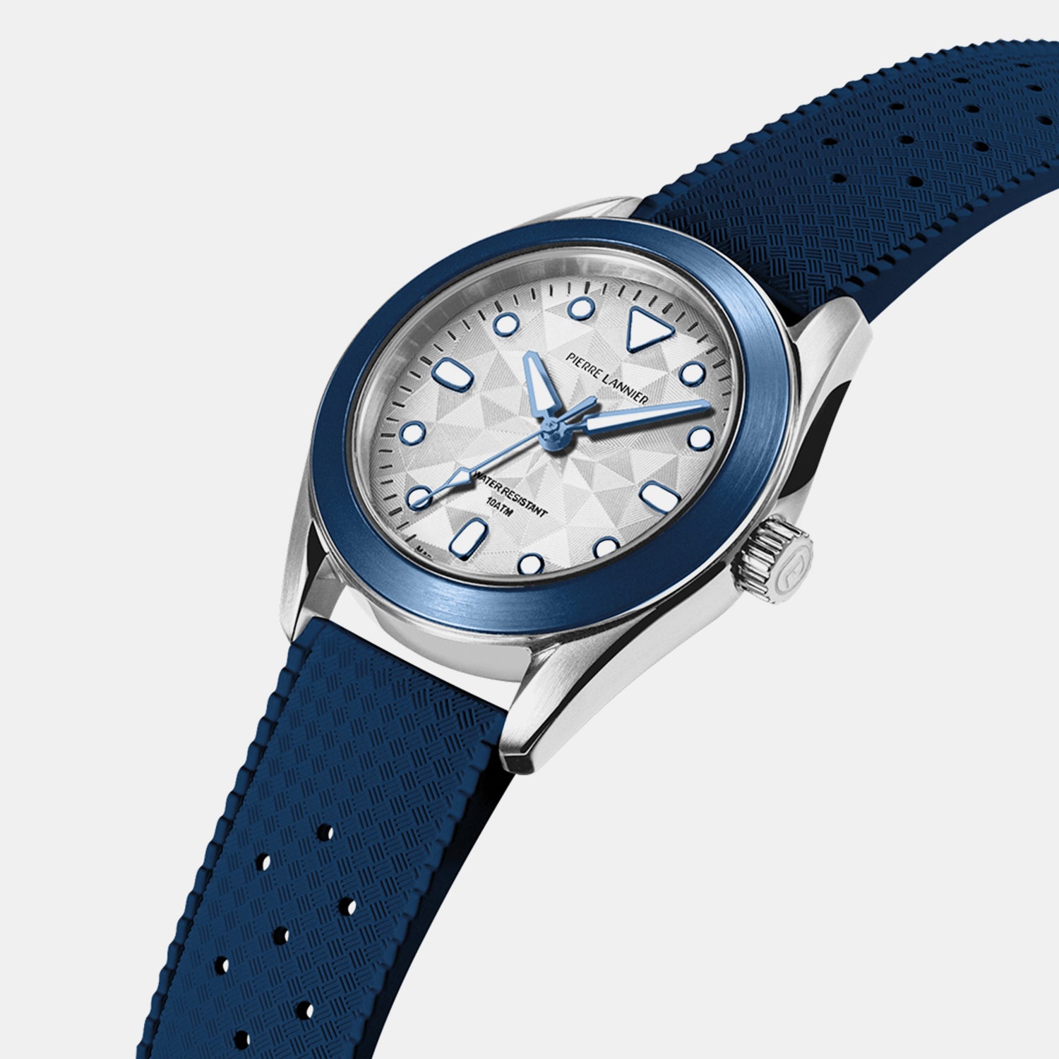 Bora Unisex Quartz Silver Dial Analog Rubber Watch 207K126