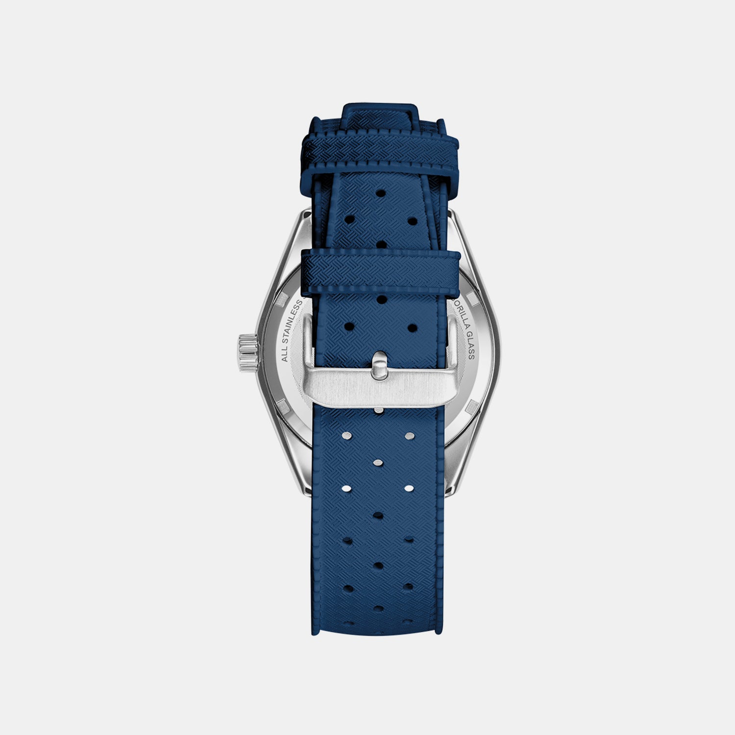 Bora Unisex Quartz Silver Dial Analog Rubber Watch 207K126