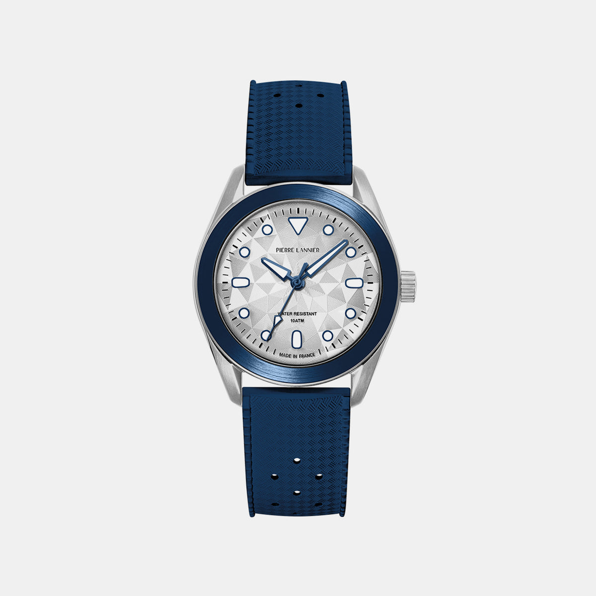 Bora Unisex Quartz Silver Dial Analog Rubber Watch 207K126