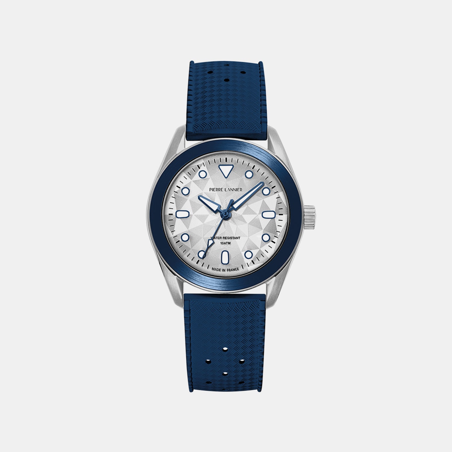 Bora Unisex Quartz Silver Dial Analog Rubber Watch 207K126