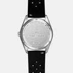 Bora Unisex Quartz Black Dial Analog Rubber Watch 207K133