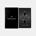 Bora Unisex Quartz Black Dial Analog Rubber Watch 207K133