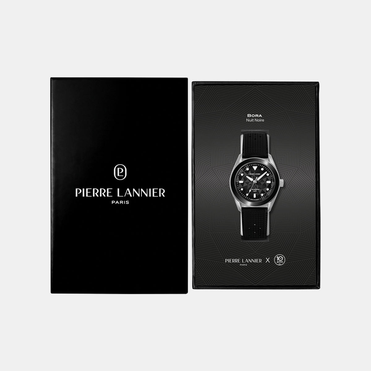 Bora Unisex Quartz Black Dial Analog Rubber Watch 207K133
