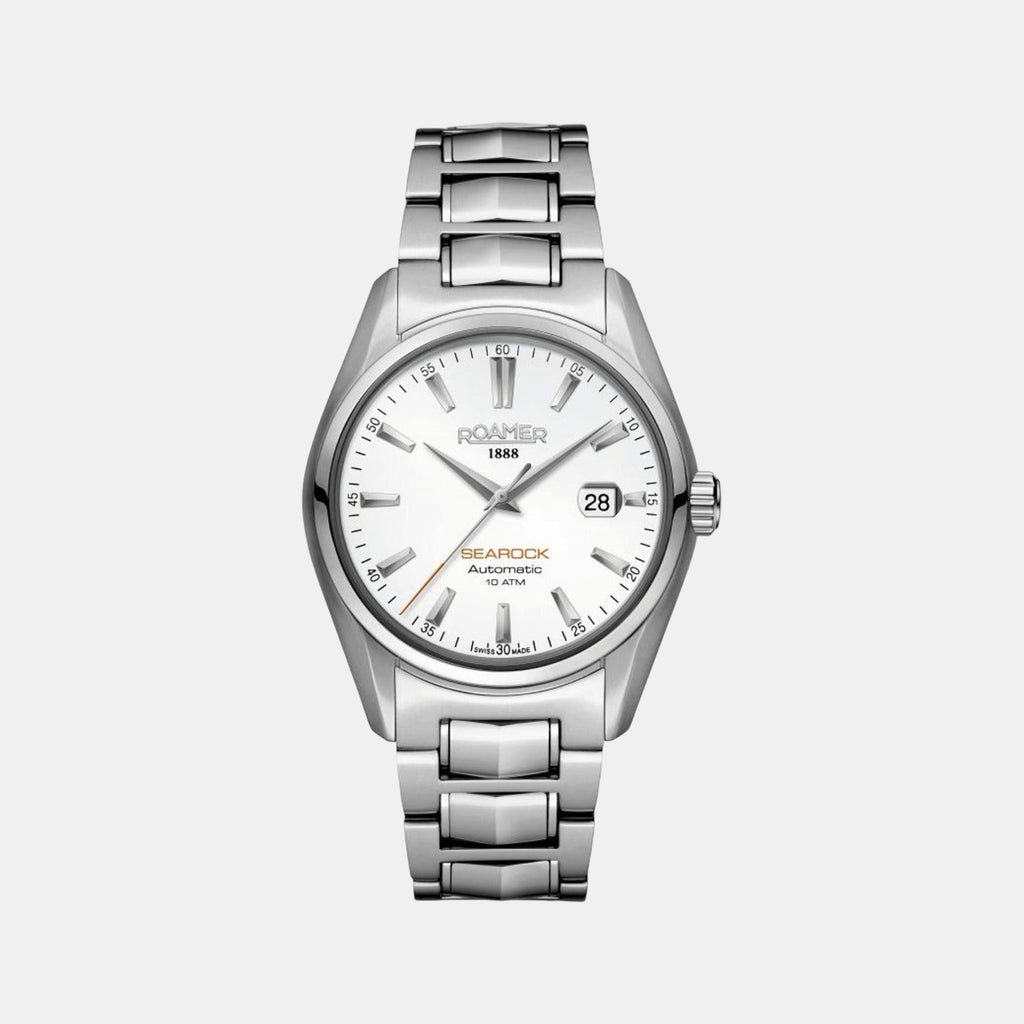 Searock Automatic Men Automatic White Dial Analog Stainless Steel Watch 210633 41 25 20