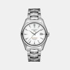 Searock Automatic Men Automatic White Dial Analog Stainless Steel Watch 210633 41 25 20