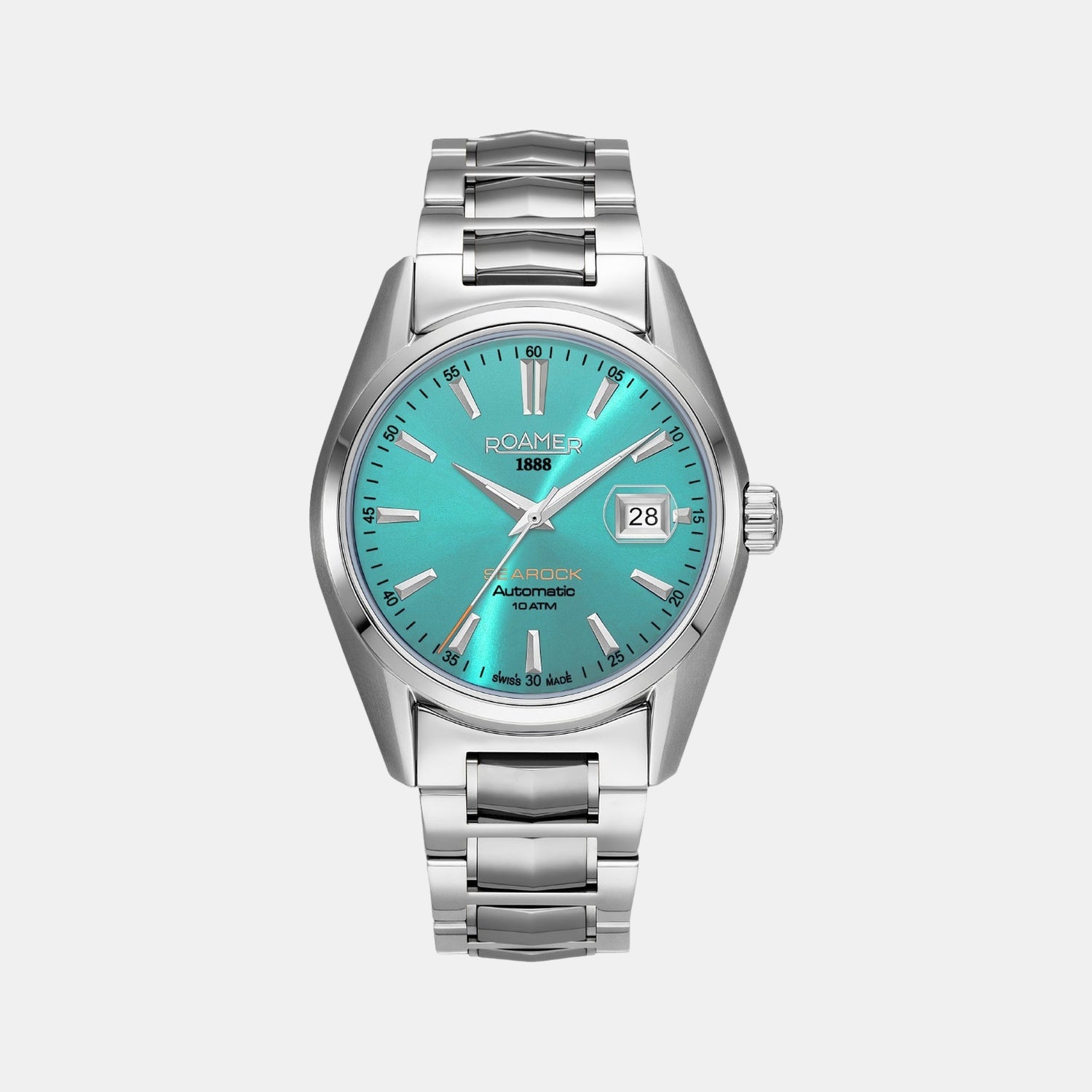 Searock Men Automatic Sky Blue Dial Analog Stainless Steel Watch 210665 41 05 20