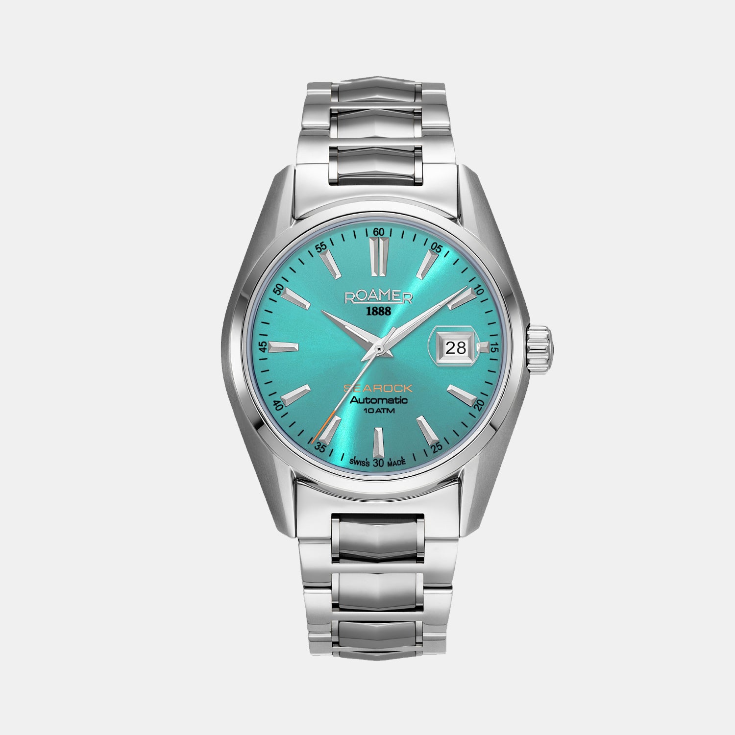 Searock Men Automatic Sky Blue Dial Analog Stainless Steel Watch 210665 41 05 20