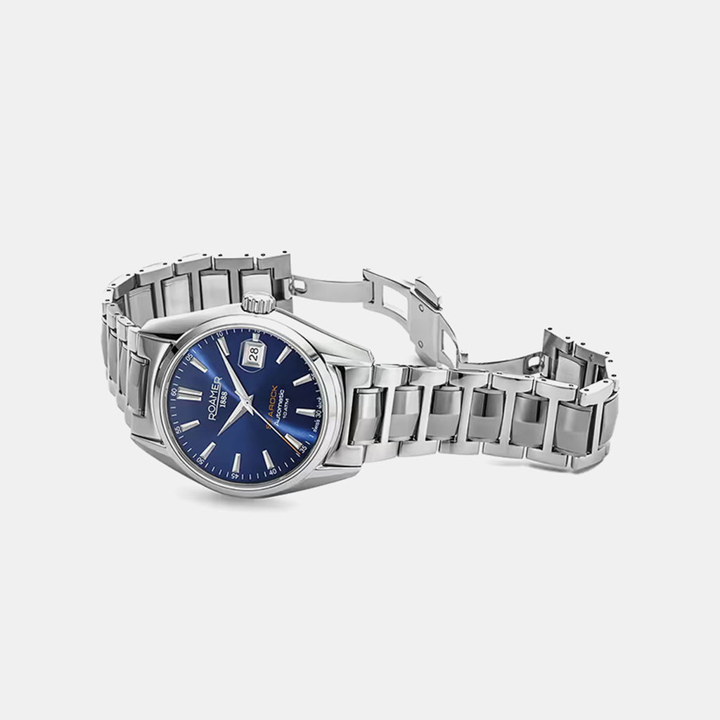 Searock Automatic Men Automatic Blue Dial Analog Stainless Steel Watch 210665 41 45 20