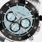 Decima Men Quartz Blue Dial Chronograph Stainless Steel Watch 211K191