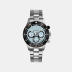 Decima Men Quartz Blue Dial Chronograph Stainless Steel Watch 211K191