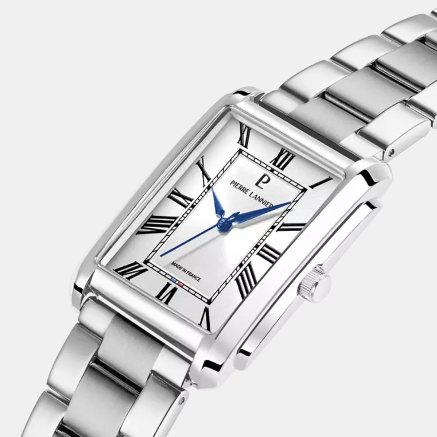 Empire Men Quartz Silver Dial Analog Stainless Steel Watch 213F121