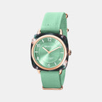 Clubmaster Chic Women Quartz Green Water Dial Analog Nato Watch 21536.PRA.UGW.29.NGW