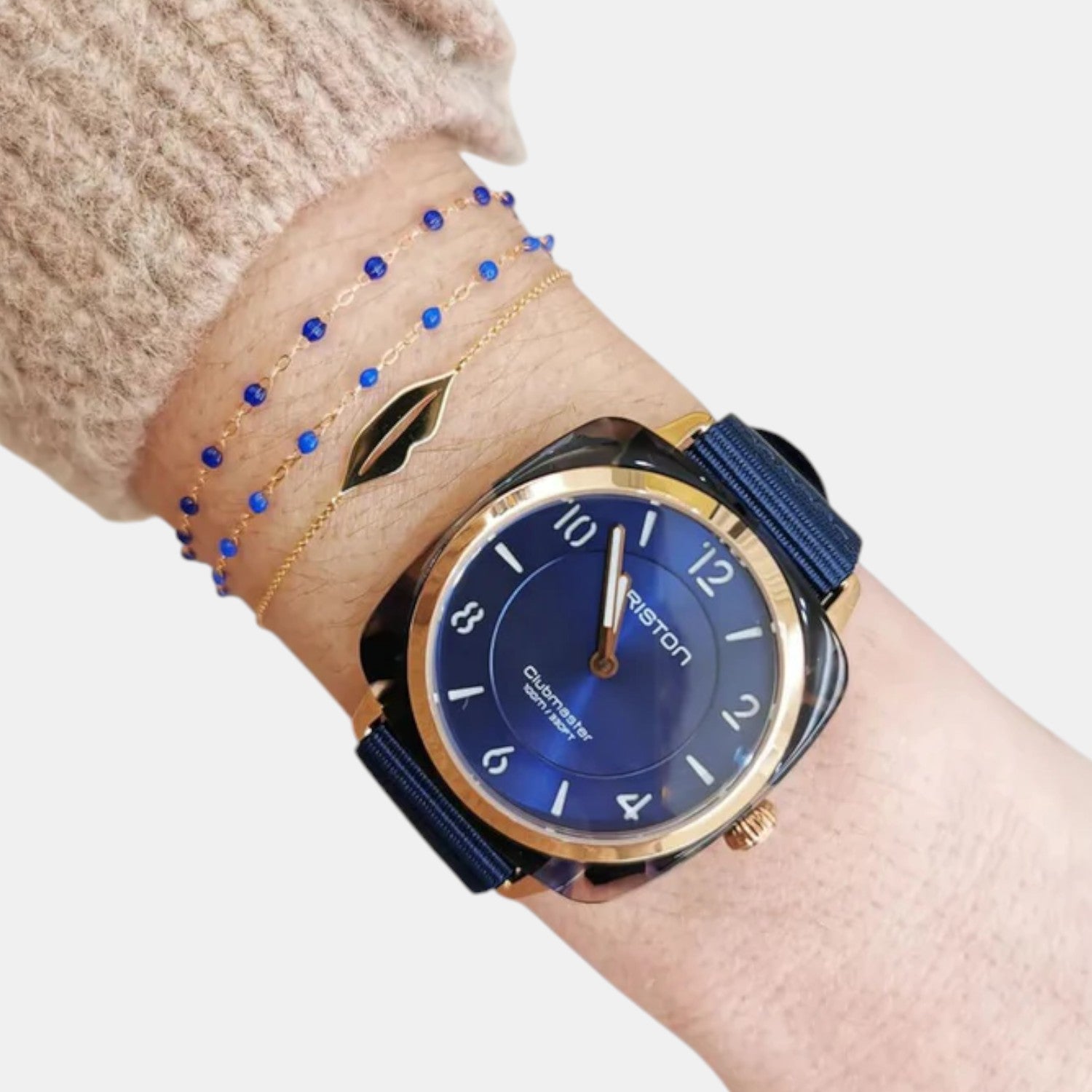 Briston Women Quartz Midnight Blue Dial Analog Nato Watch 21536.PRA.UB.33.NMB-3