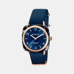 Clubmaster Chic Women Quartz Blue Dial Analog NATO Watch 21536.PRAUB.33.NMB