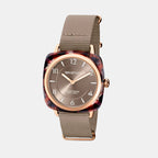 Briston Clubmaster Chic Women Quartz Grey Taupe Dial Analog Nato Watch 21536.PRA.UBR.30.NT-1