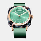 Clubmaster Chic Women Quartz Green Dial Analog NATO Watch 21536.PRA.UGW.29.NGW