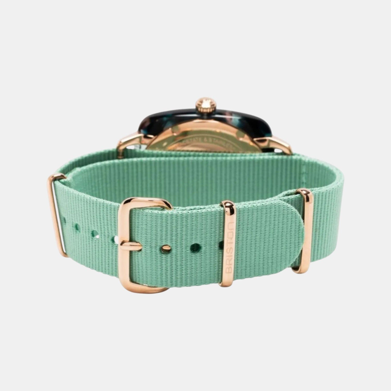 Clubmaster Chic Women Quartz Green Water Dial Analog Nato Watch 21536.PRA.UGW.29.NGW