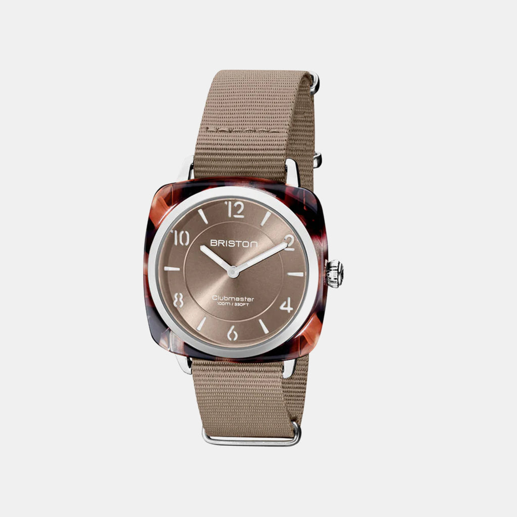 Women Quartz Taupe Dial Analog Nato Watch 21536.SA.UBR.30.NT