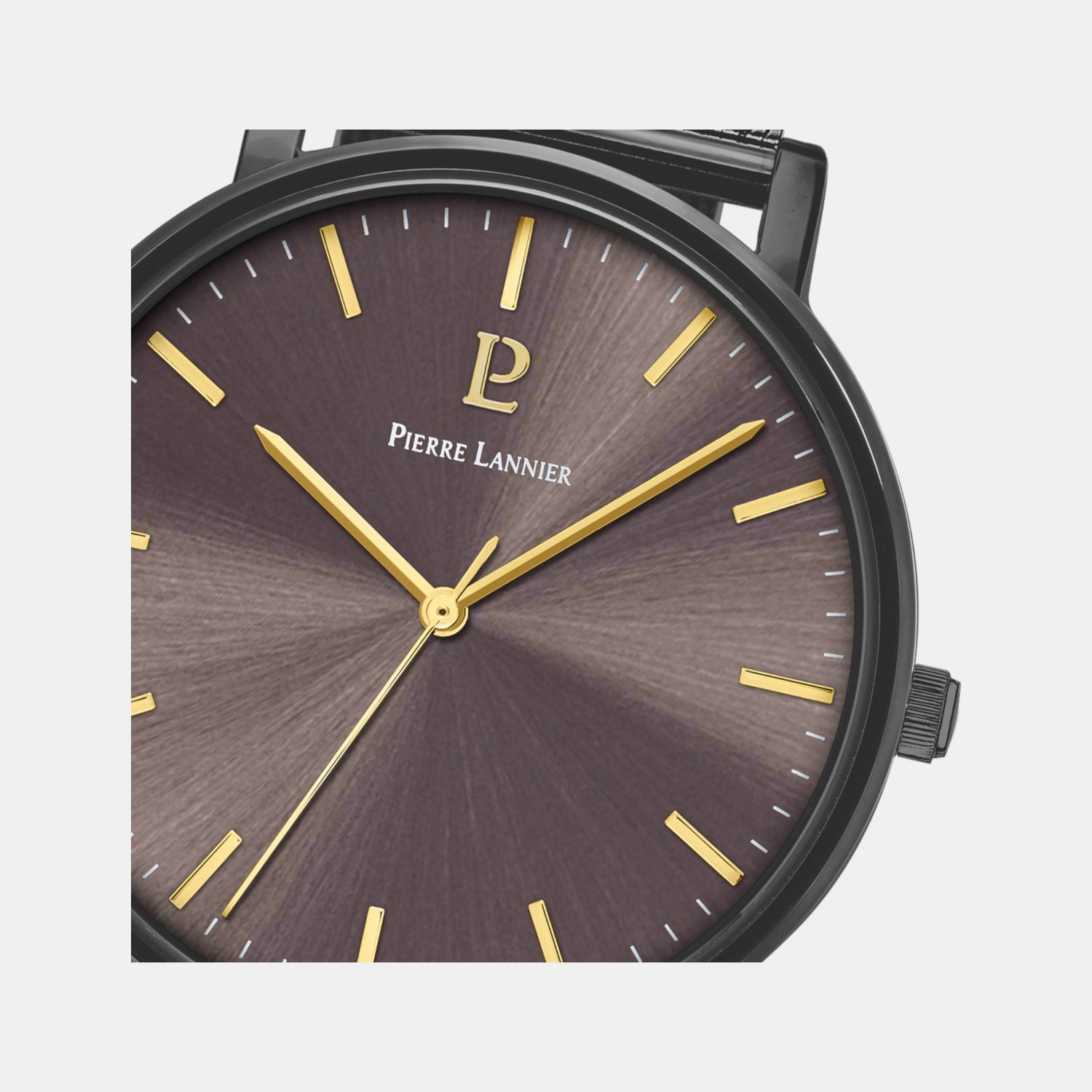 Essential Men Quartz Grey Dial Analog Mesh Watch 218F499