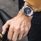 Briston Streamliner Urban Men Quartz Navy Blue Dial Chronograph Rubber Watch 22142.S.T.15.RNB-3