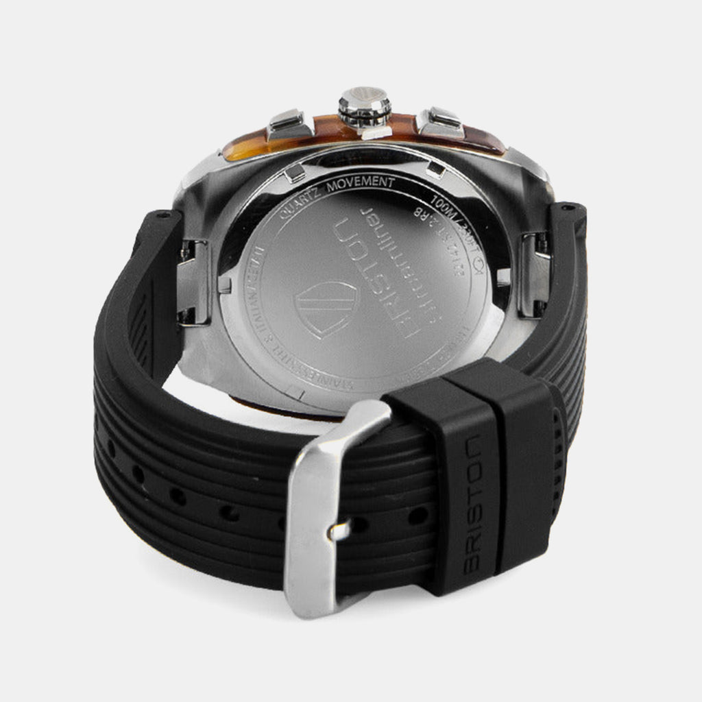 Men Quartz White Dial Chronograph Rubber Watch 22142.S.T.2.RB