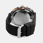 Men Quartz White Dial Chronograph Rubber Watch 22142.S.T.2.RB