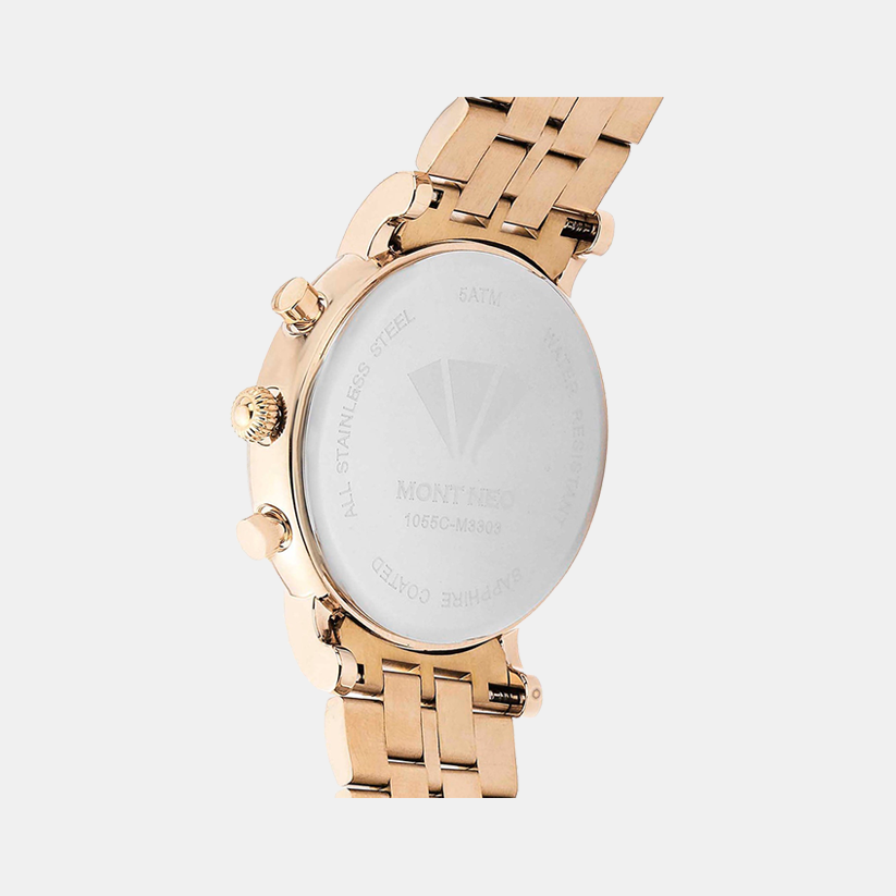 Mont Neo Men Round Silver watch