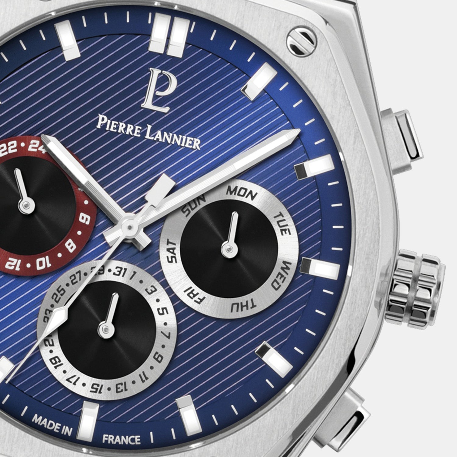 Copilote Men Quartz Blue Dial Chronograph Stainless Steel Watch 230F161