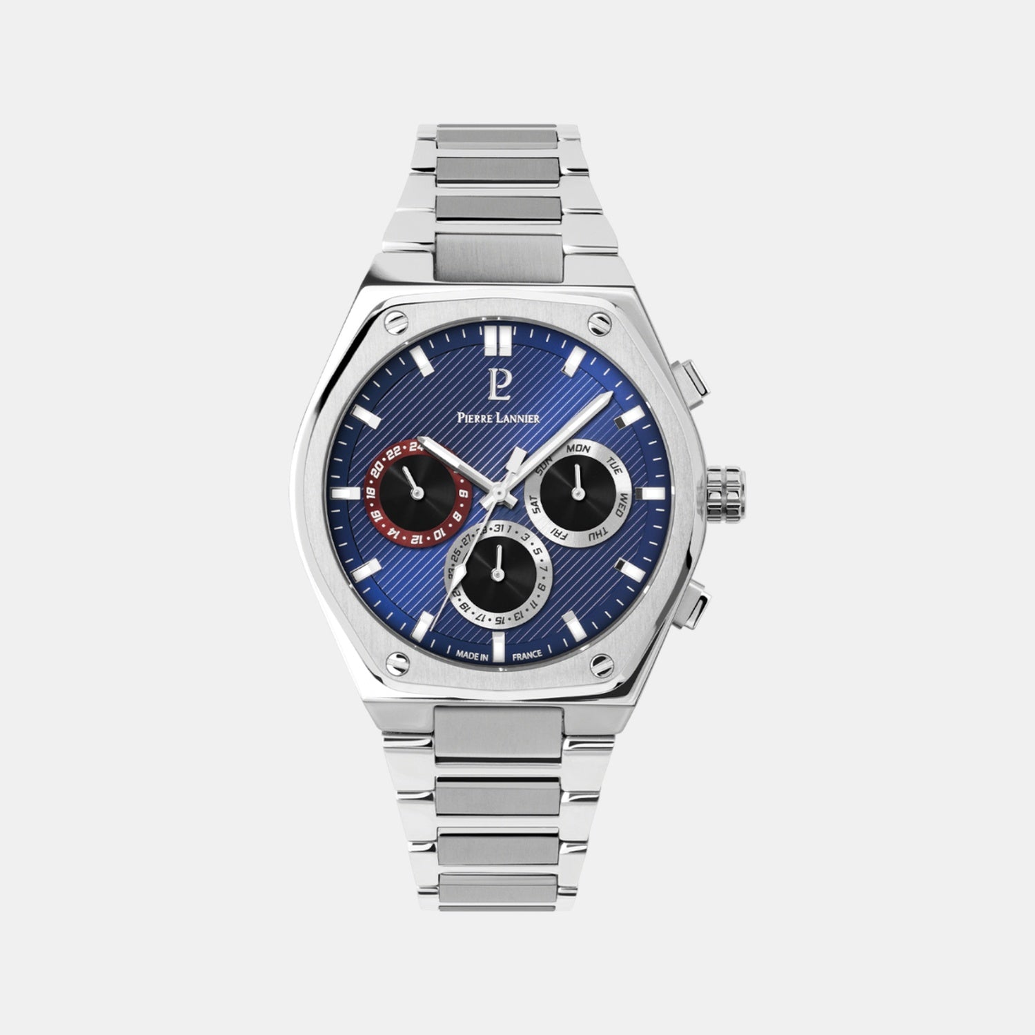 Copilote Men Quartz Blue Dial Chronograph Stainless Steel Watch 230F161