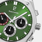 Copilote Men Quartz Green Dial Chronograph Stainless Steel Watch 230F171