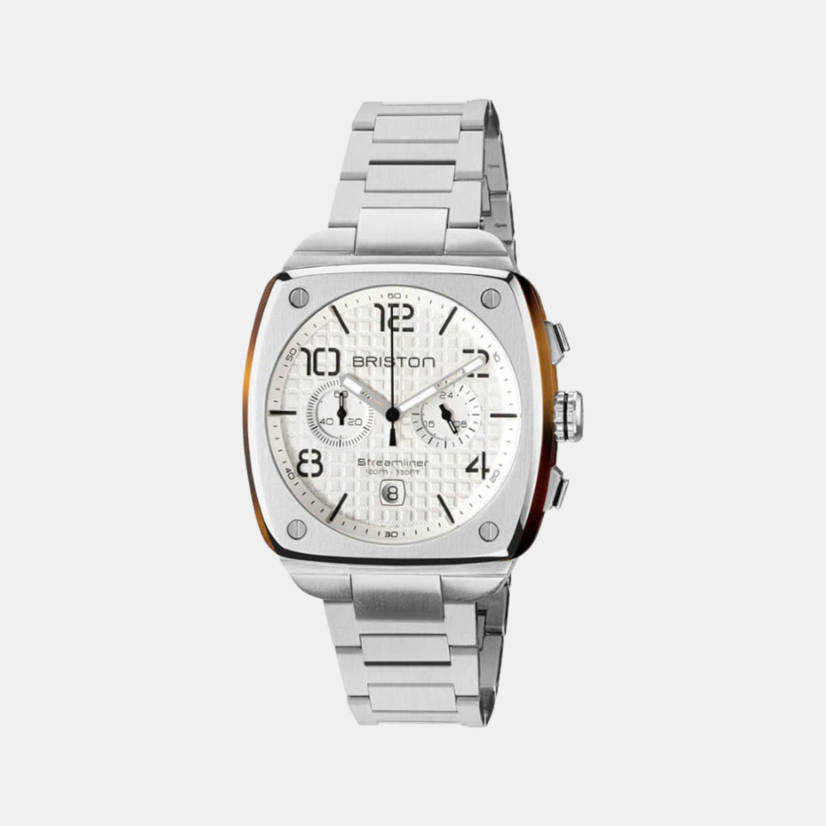 Streamliner Urban Men Quartz White Dial Chronograph Stainless Steel Watch 23142.S.T.2.Sb