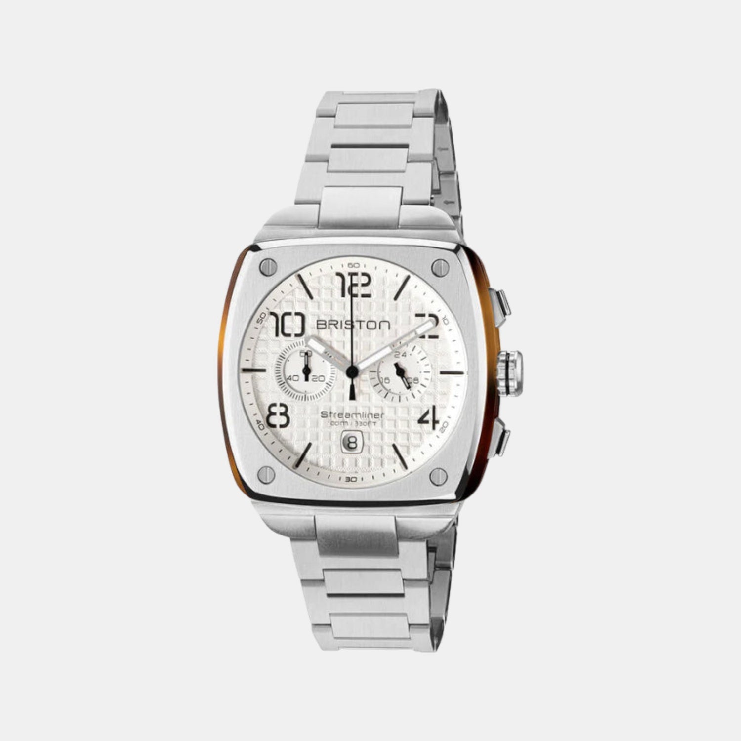 Streamliner Urban Men Quartz White Dial Chronograph Stainless Steel Watch 23142.S.T.2.SB