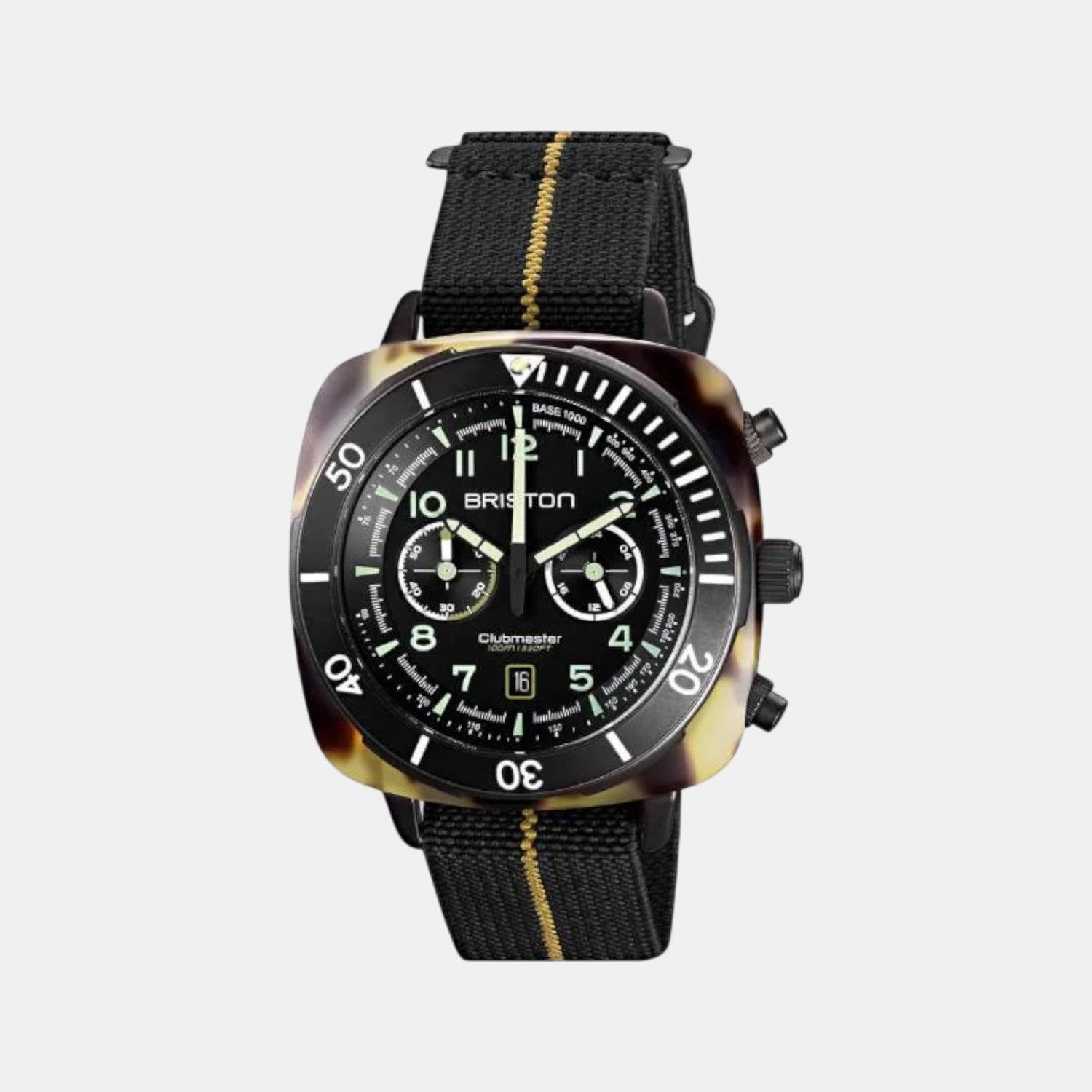 Briston Men Quartz Black Matt Dial Analog Nato Watch 23144.PBAM.TS.5.EBK-1