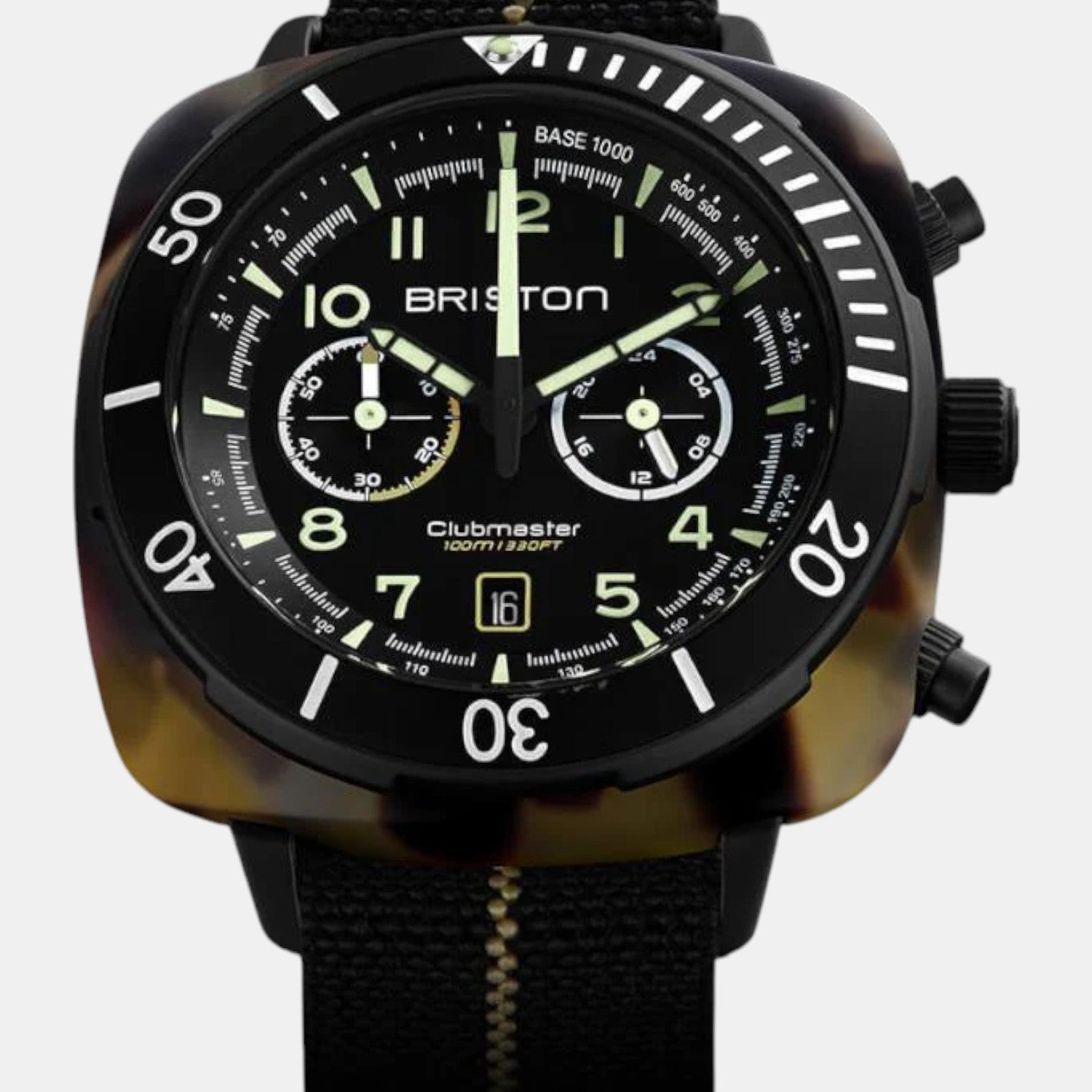 Briston Men Quartz Black Matt Dial Analog Nato Watch 23144.PBAM.TS.5.EBK-2