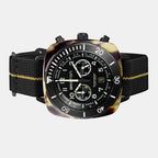 Clubmaster Outdoor Men Quartz Black Dial Chronograph NATO Watch 23144.PBAM.TS.5.EBK