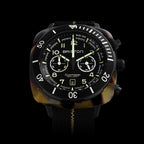 Clubmaster Outdoor Men Quartz Black Dial Chronograph NATO Watch 23144.PBAMTS.5.EBK