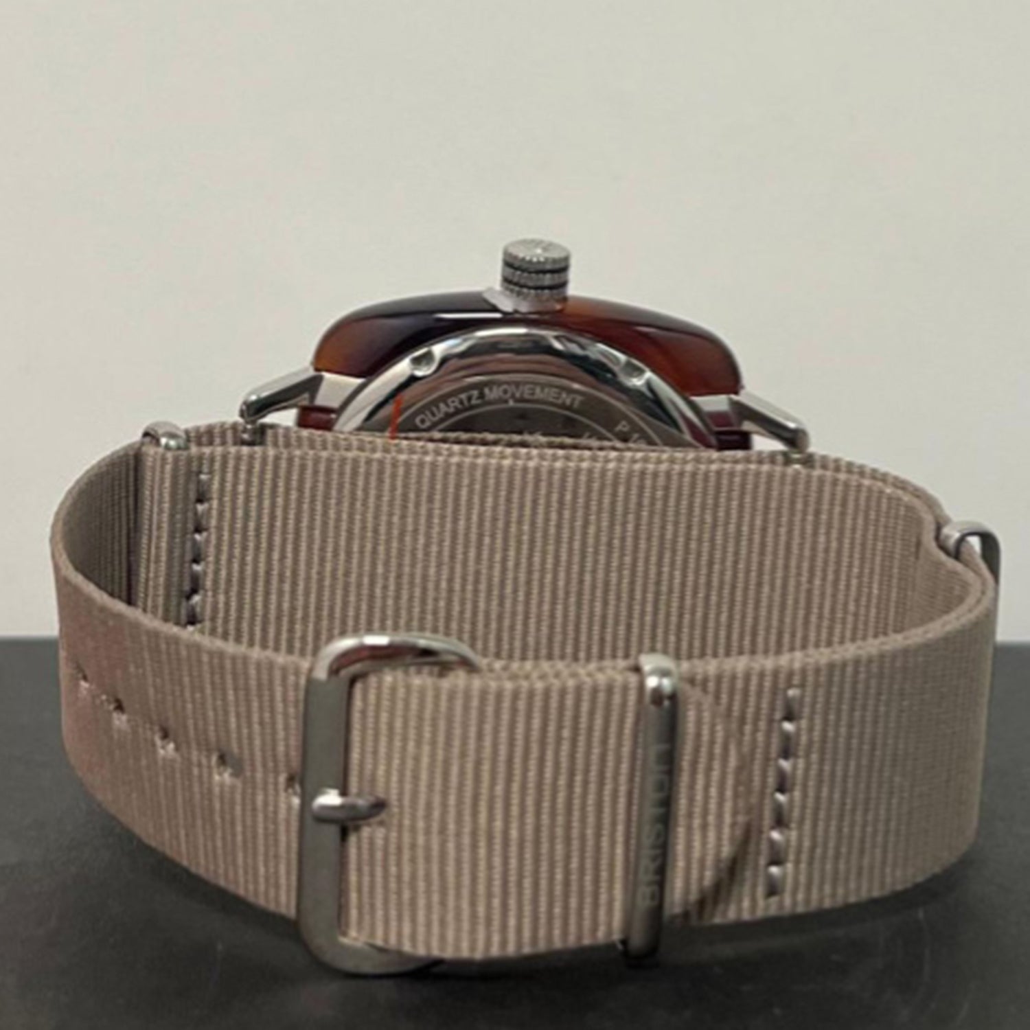 Men Quartz Beige Dial Analog NATO Watch 23342.SA.TS.30.NT